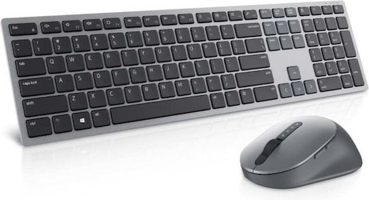 Dell Wireless KM7321W Bluetooth Keyboard & Mouse Set Spanish Gray