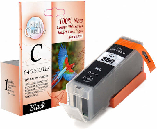 Compatible Inkjet Printer Ink HP PGI-550XL BK 23ml Black 1pcs
