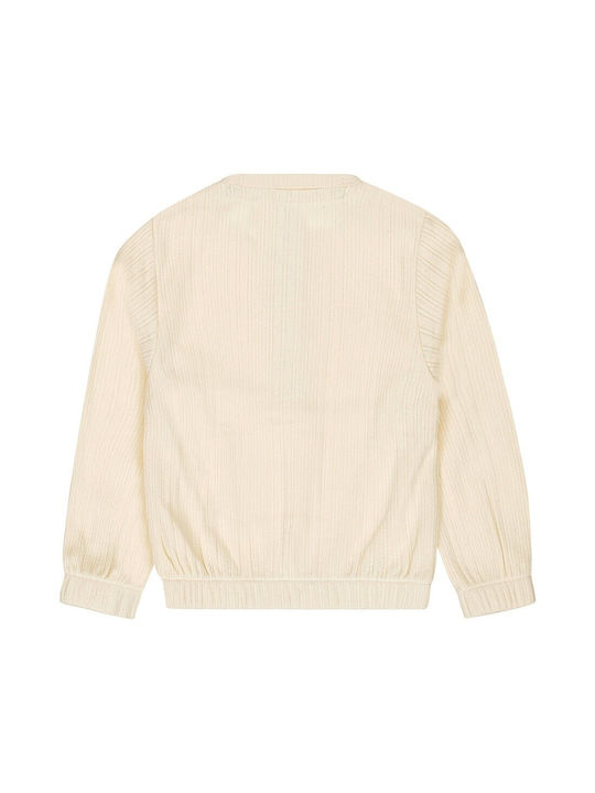 Dirkje Kids Blouse Long Sleeve Off White, White