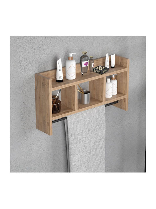 Shelf Wall Mekka Natural Shade 60x14x10cm