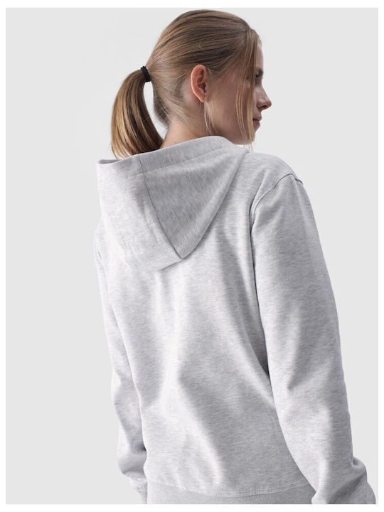 4F Women's Hooded Cardigan Gray