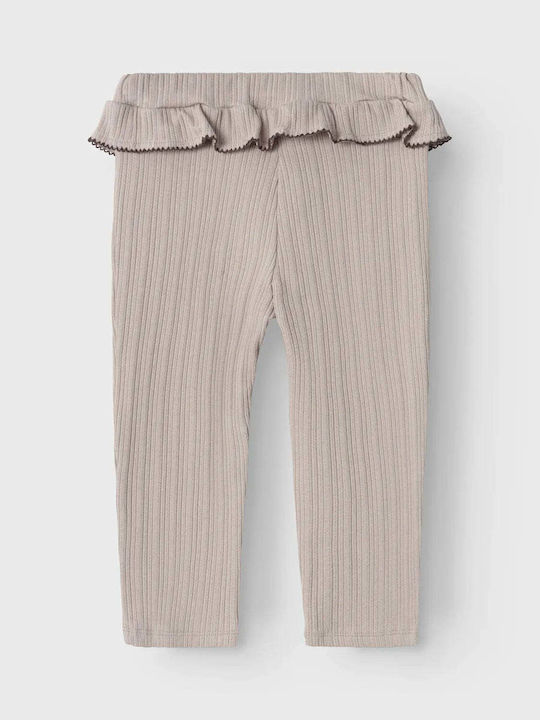 Lil' Atelier Kids Trousers Beige