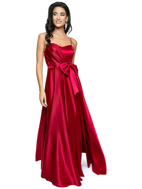 RichgirlBoudoir Maxi Evening Dress Satin Red