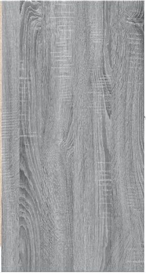 Vidaxl Συρταριέρα Γενικής Χρήσης Γκρι Sonoma 40x41x77,5cm Επεξ Ξύλο 1 Τεμ Γκρι