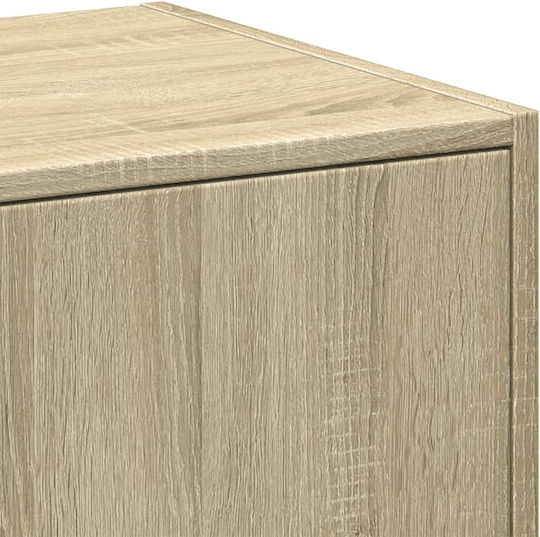 Vidaxl Многофункционално чекмедже Sonoma Oak 40x41x77.5см ПДЧ 1 брой Кафяво