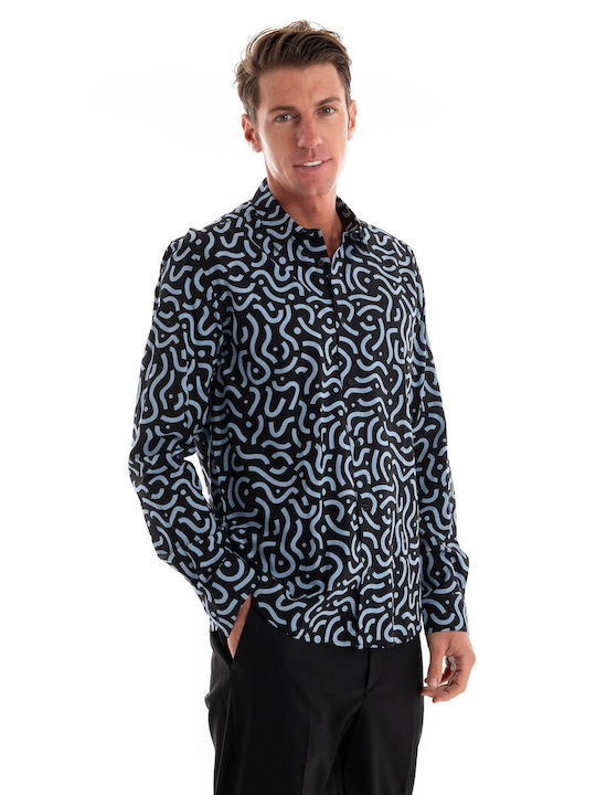 Antony Morato Men's Shirt Long Sleeve Black