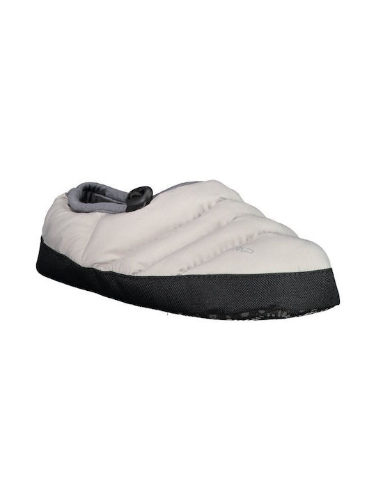 Damen Hausschuhe Beige Geschlossene