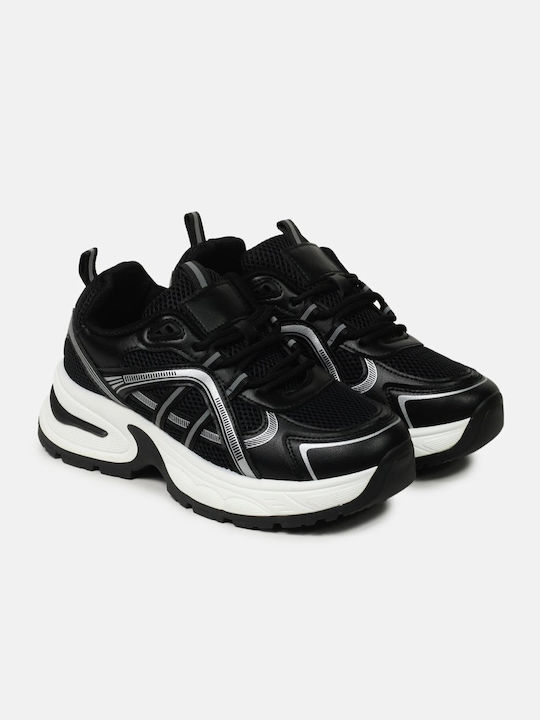 InShoes Femei Chunky Sneakers NEGRU