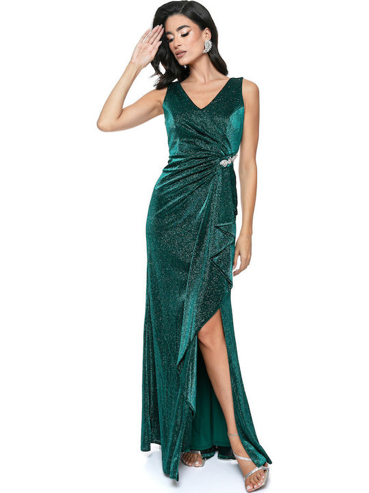 Maxi Evening Dress Green