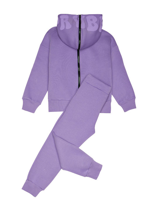 Sprint Set pentru copii cu Pantaloni Magazin online de iarnă 2buc Light Purple