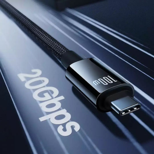 Baseus Tungsten USB 3.2 Video Cable USB-C Male - USB-C 100W PD Gold 1.5m P10319800111-00
