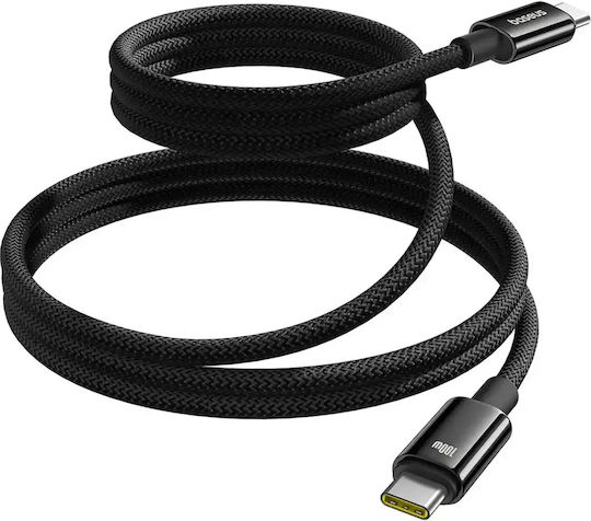 Baseus Tungsten Magnetic USB 2.0 Cable USB-C male - USB-C 100W PD Χρυσό 1m P10319805111-00