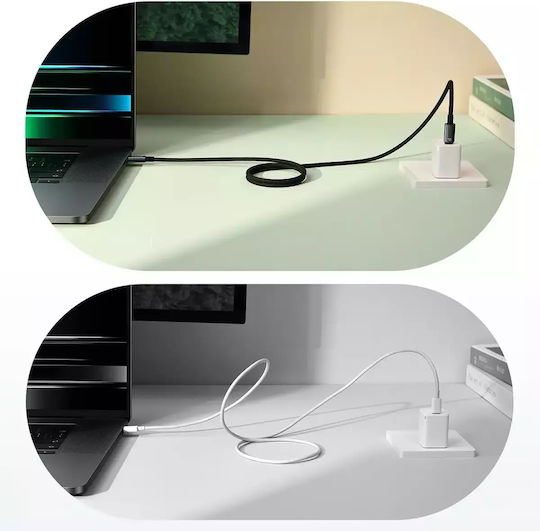 Baseus Tungsten Magnetic USB 2.0 Cable USB-C male - USB-C 100W PD Χρυσό 1m P10319805111-00