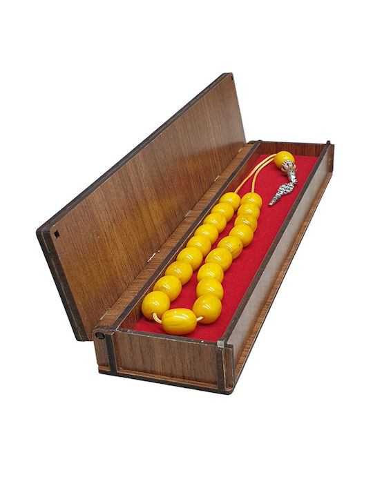 Roloi Komboloi Wooden Decorative Box 23.5x22.5cm
