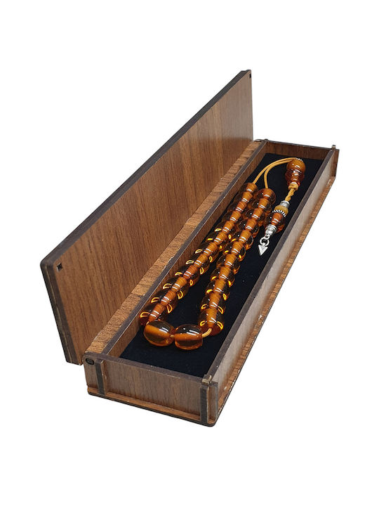 Roloi Komboloi Wooden Decorative Box 23.5x22.5cm