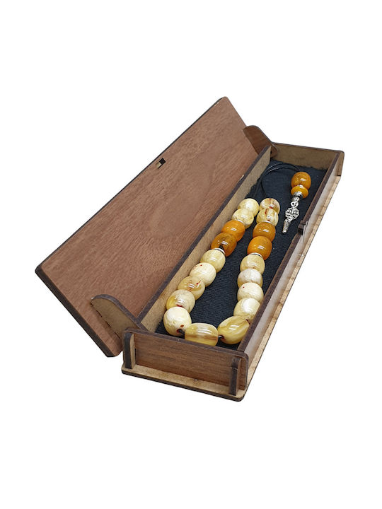 Roloi Komboloi Wooden Decorative Box 23x21.5cm