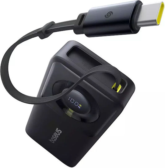 Baseus Free2Pull Power Bank 10000mAh 30W με Θύρα USB-C Μαύρο