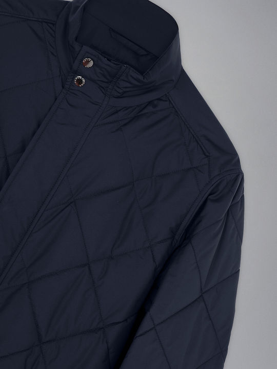 Μπουφάν Puffer Αδιάβροχο και Αντιανεμικό Blue