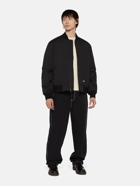 Plains Jacket Bomber Black