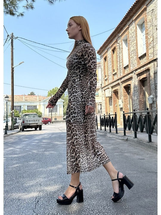 Moutaki Rochie Animal Print