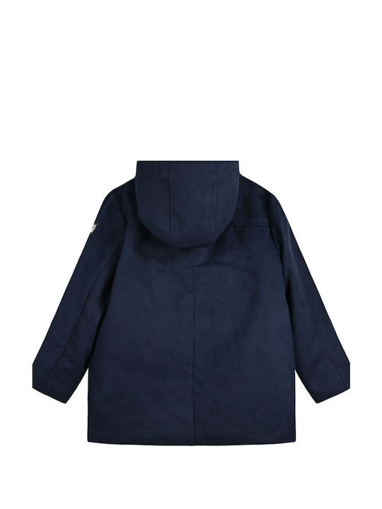 Energiers Kids Coat Montgomery with Hood Blue