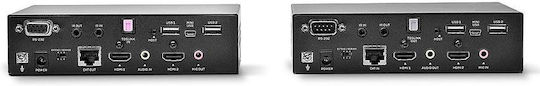 Kvm Switch Lindy 100m Cat.6 Dual Head Hdmi Usb & Rs232 Extender