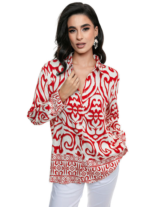 RichgirlBoudoir Women's Long Sleeve Shirt Vibrant Colors