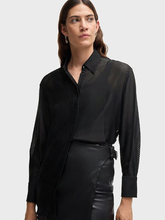 Baredana2 Women's Long Sleeve Shirt Black