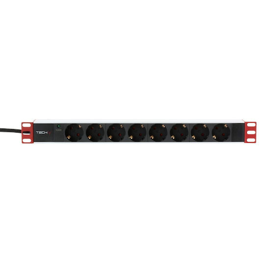 Techly Πολύπριζο Rack 1τμχ