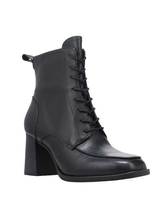 Tamaris Leather Women's Ankle Boots Black