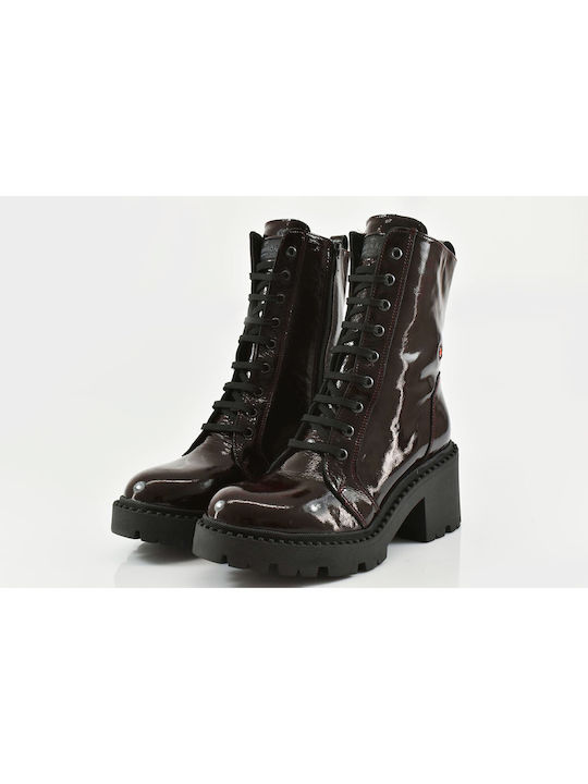 Robinson Women's Ankle Boots Burgundy