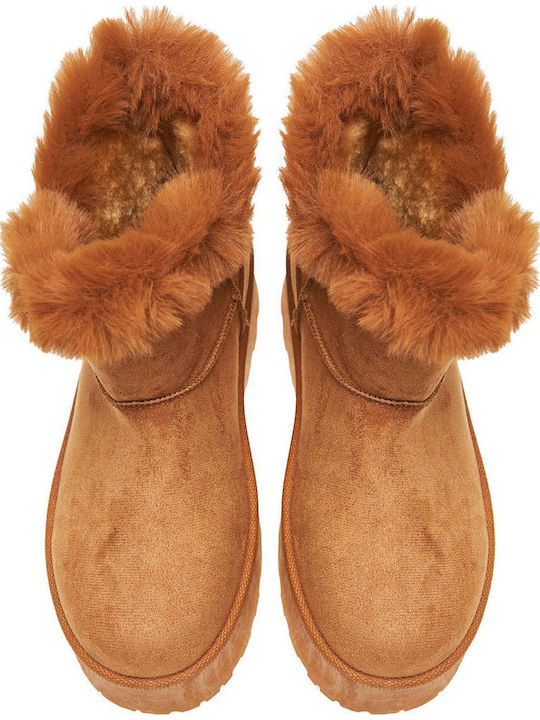 Stiefeletten Damen Braun