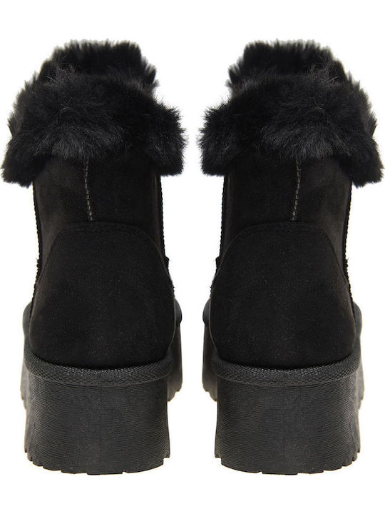 Stiefeletten Damen Schwarz