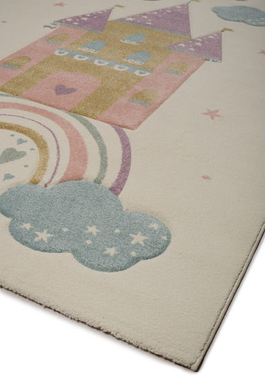Viokarpet Kinder Teppich Ecru 160x230cm
