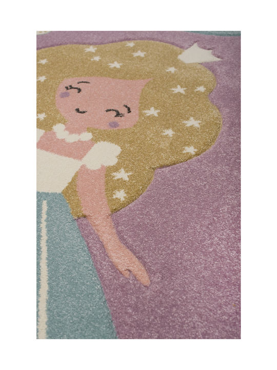 Βιοκαρπέτ Παιδικό Χαλί Μωβ 160x230cm
