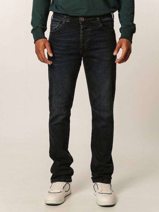 Edward Jeans Herren Jeanshose in Gerader Linie Blau