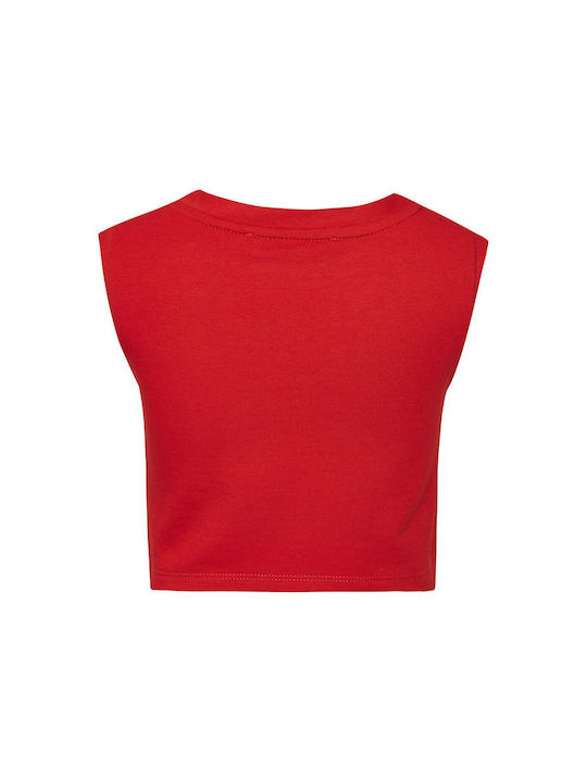 SugarFree Kids Blouse Sleeveless red