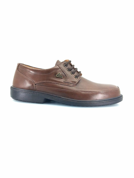 Boxer Men's Leather Casual Shoes Brown