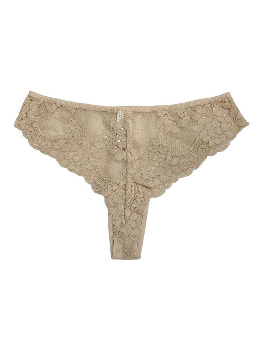 Rosa Junio Women's Brazil with Lace Beige