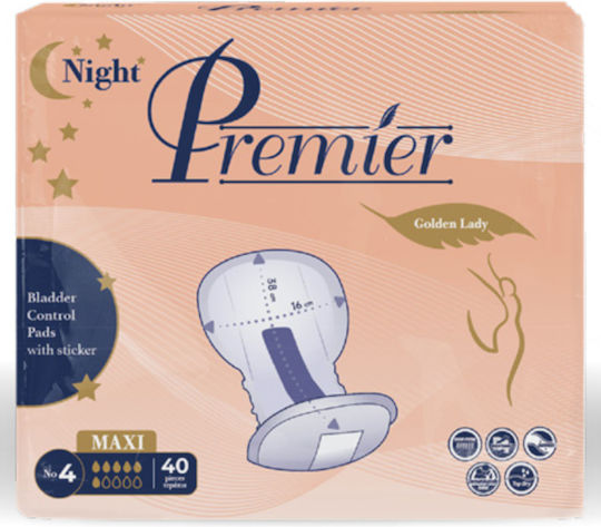 Mediform Premier Golden Unisex Incontinence Pad 40pcs