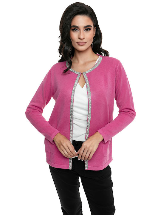 RichgirlBoudoir Women's Cardigan Fuchsia