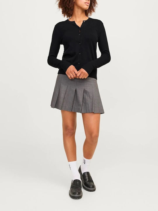 Lungă Jachetă de damă tricotată Black