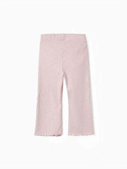 Zippy Pantaloni copii din material textil lila