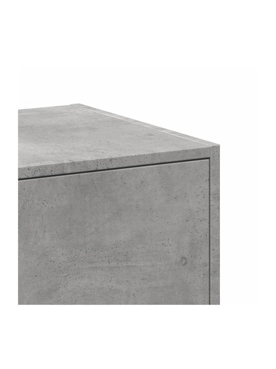 Vidaxl Allzweck-Schubladeneinheit Grau Spanplatte 40x41x77,5cm 1 Stück Grau