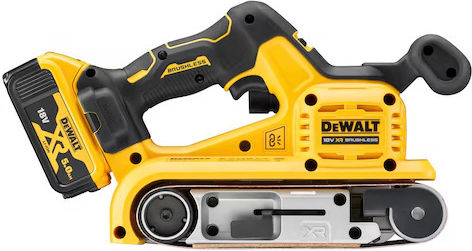 Dewalt Battery Powered Sander Belt 18V 2x5Ah with Speed Control and with Suction System