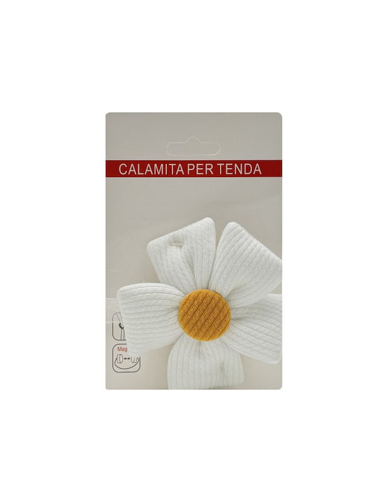 Flower Δέστρα Μαγνήτης Λευκό