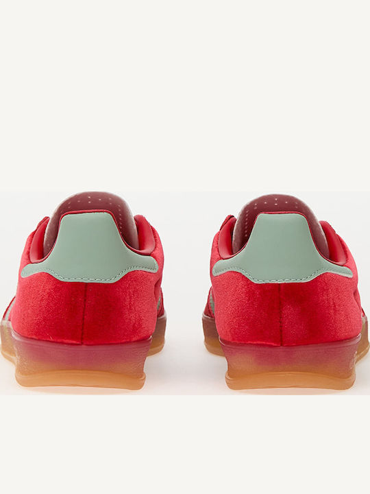 Gazelle Indoor Damen Sneakers Better Scarlet / Hazgrn / Gum