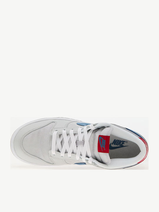 Dunk Low Ανδρικά Sneakers Metallic Silver / Aegean Storm