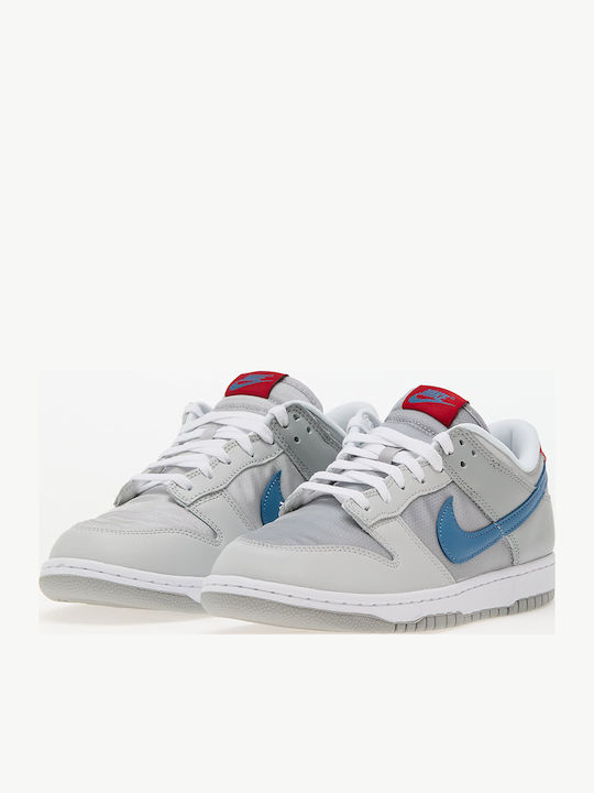 Dunk Low Ανδρικά Sneakers Metallic Silver / Aegean Storm