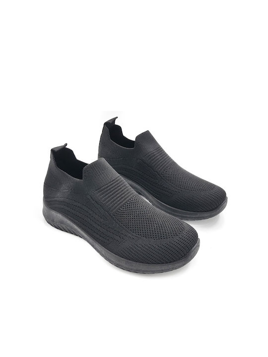 Plato Γυναικεία Slip-On Μαύρα